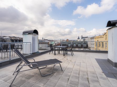EA ApartHotel Melantrich - Apartmán pro 4 osoby s terasou SUPERIOR